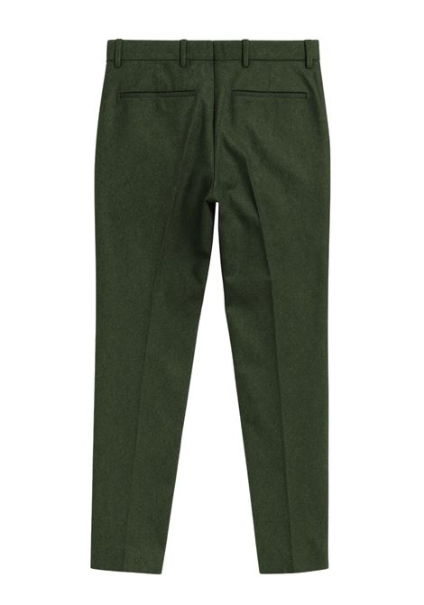 PT Torino Edge Wool Trousers in Forest Green | Mens Elegant & Casual Pants PT TORINO |  | CORFZ1Z00FWDTO030450